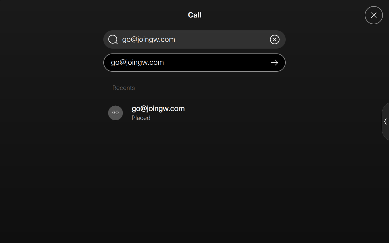 Touchpanel screenshot